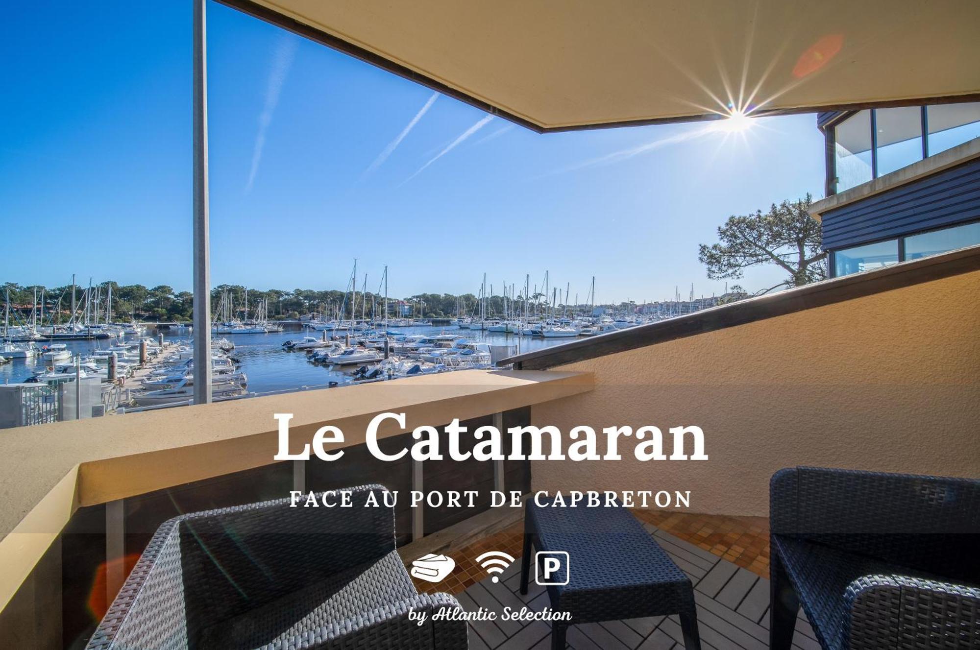 Atlantic Selection - Le Catamaran - Face Au Port Apartment Capbreton Bagian luar foto